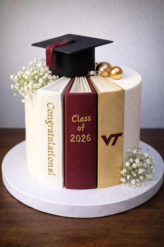 Maroon milestone! Deluxe cake