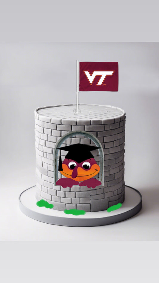 Hokie stone love Cake
