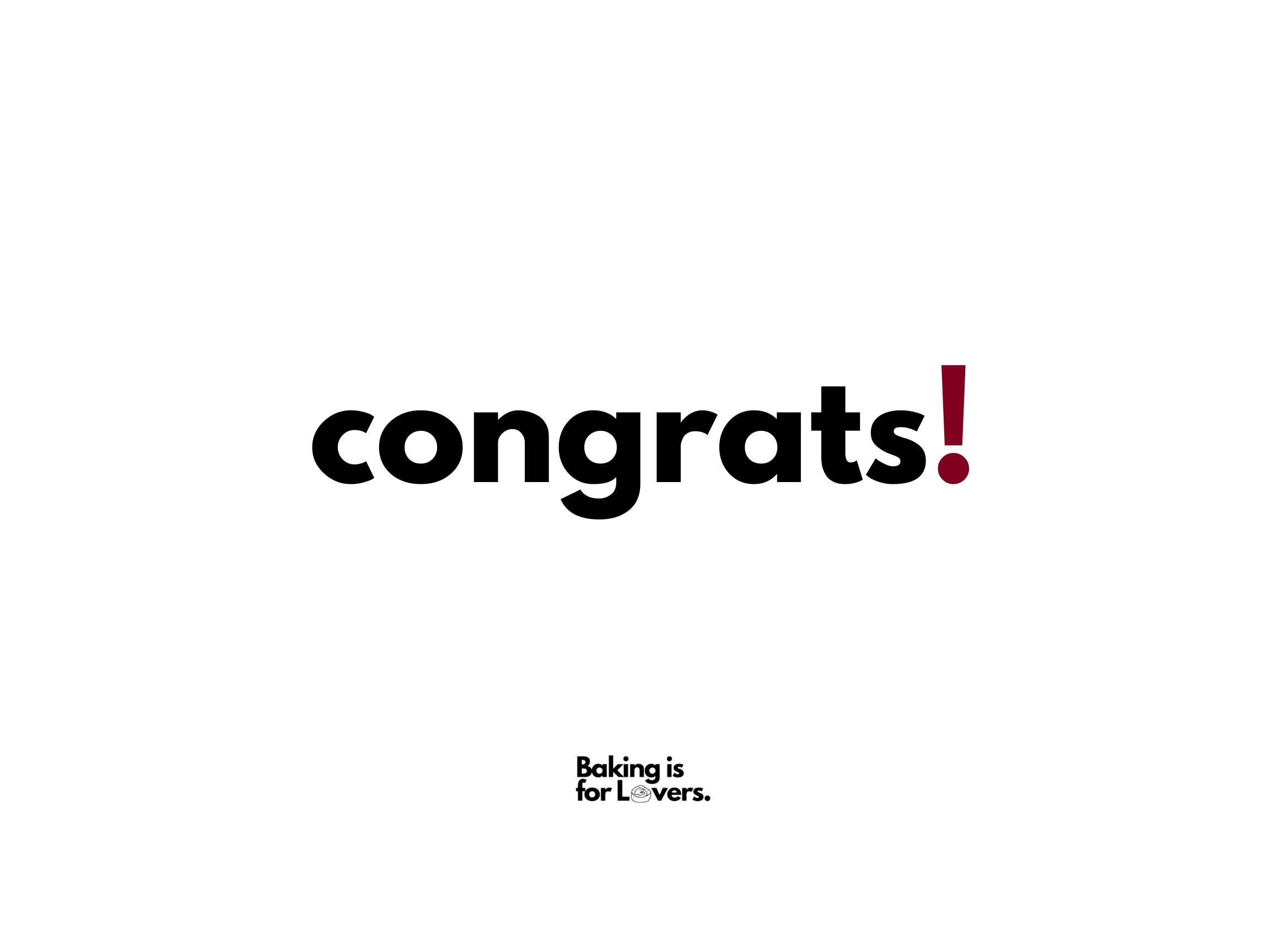 congrats! postcard