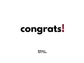 congrats! postcard